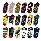 Носки-невидимки авокадо Charizard, летние короткие носки с низким вырезом, носки-тапочки, носки-кроссовки, хлопковые носки, Веселые носки-лодочки