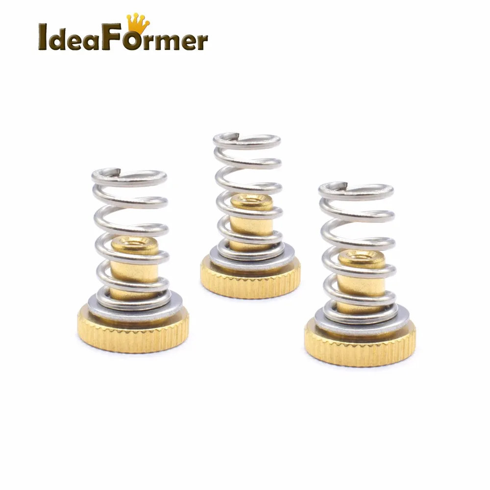 Запчасти для 3D-принтера IdeaFormer UM2 ULTIMAKER 2 регулировочных гайки + пружины плоские