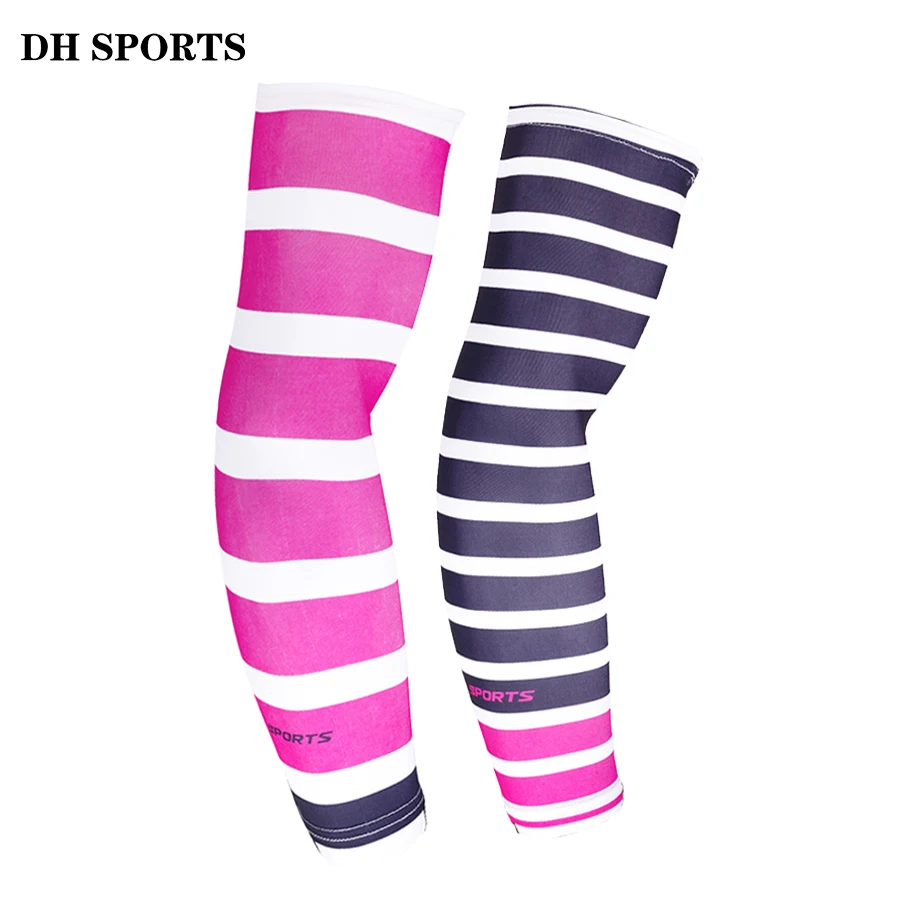 

DH SPORTS 1 Pair Cycling Arm Warmers Summer Bike Bicycle Armwarmer Outdoor UV Protection Sport Cuff Ridding Running Arm Sleeves