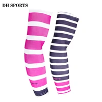 dh sports 1 pair cycling arm warmers summer bike bicycle armwarmer outdoor uv protection sport cuff ridding running arm sleeves