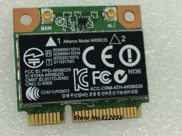 Новинка для Atheros AR5B225 WIFI Bluetooth 4 0 half Mini PCI E беспроводная карта HP CQ43 CQ58 DV4 DV6 DV7 G4 G6 SPS