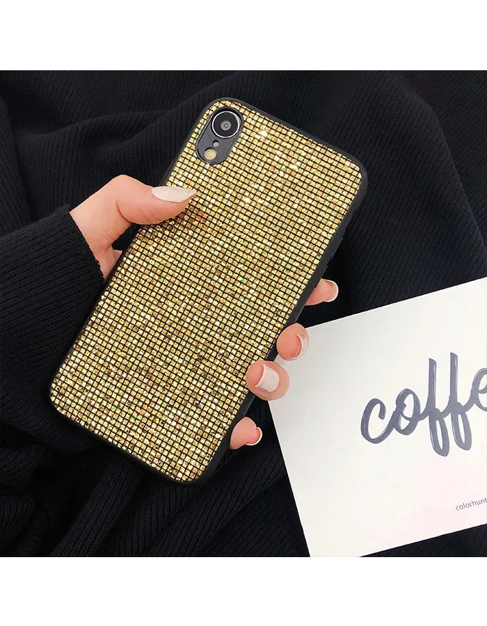 Роскошный блестящий чехол для телефона с бриллиантами Iphone Xs Max Xr