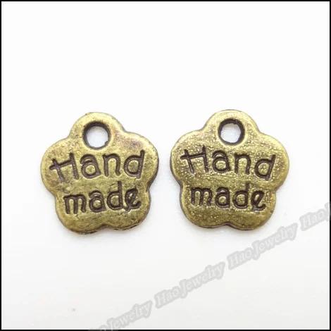 96 шт. винтажные античные цветы цинковый сплав Подвески Подвеска подходит для DIY