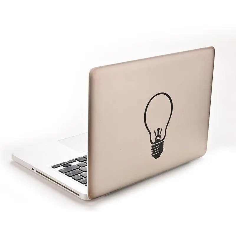 Amzdeal общая черная ПВХ декоративная переводная Наклейка для MacBook сок Светильник лампы ноутбука Искусство Наклейка Фреска