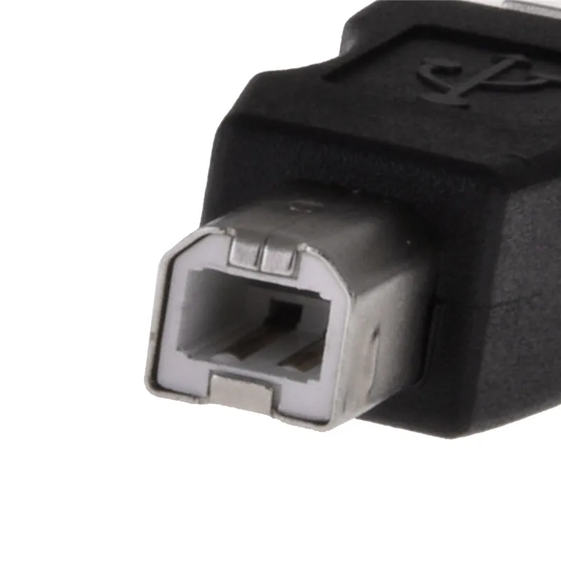Утилита Портативный USB Женщина к Тип B Мужской Конвертер Адаптер Разъем-Черный |