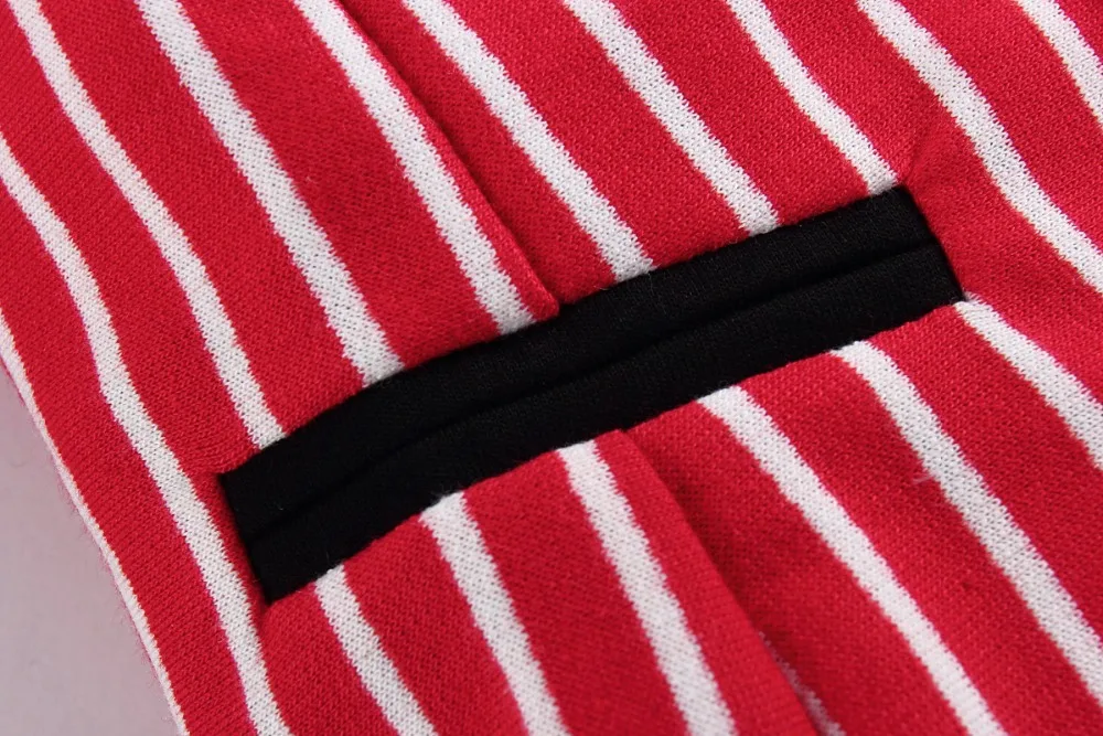 Куртка для маленьких девочек Трикотажная хлопковая одежда в красную полоску 100%