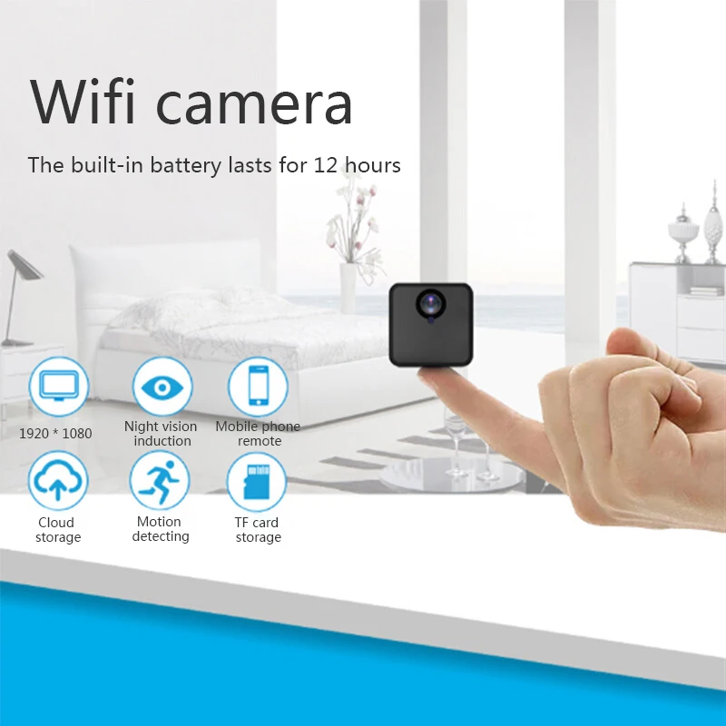 Камера PUAroom wifi hd невидимая мини камера ночного видения с Wi Fi система