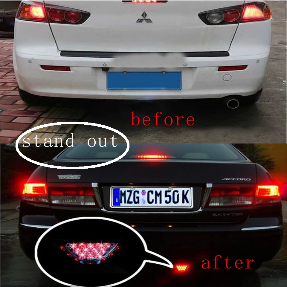 Автомобильная Тормозная Стояночная сигнальная лампа задний бампер светодиодный