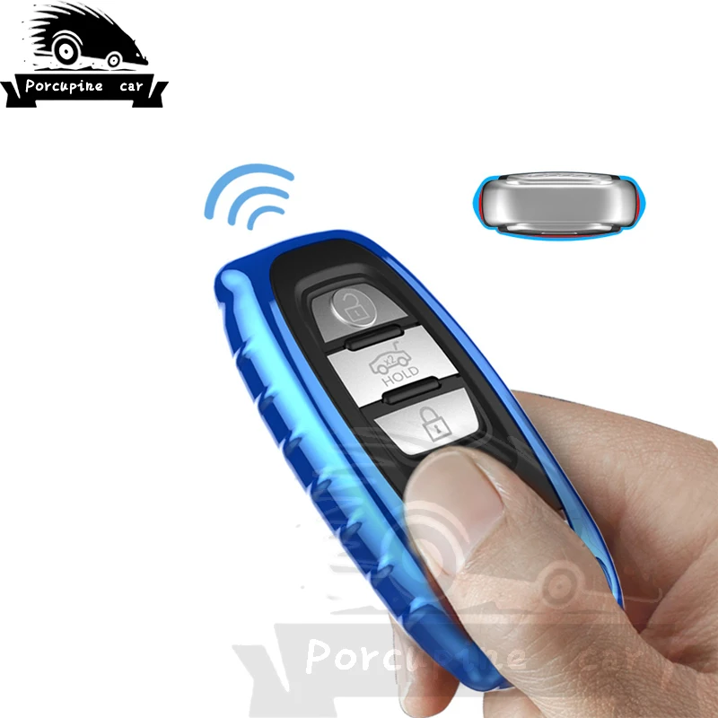 ТПУ пульт дистанционного управления 3 кнопки Intellige ключ чехол для Audi A4L A6L A5 A3 A7 A8 Q5