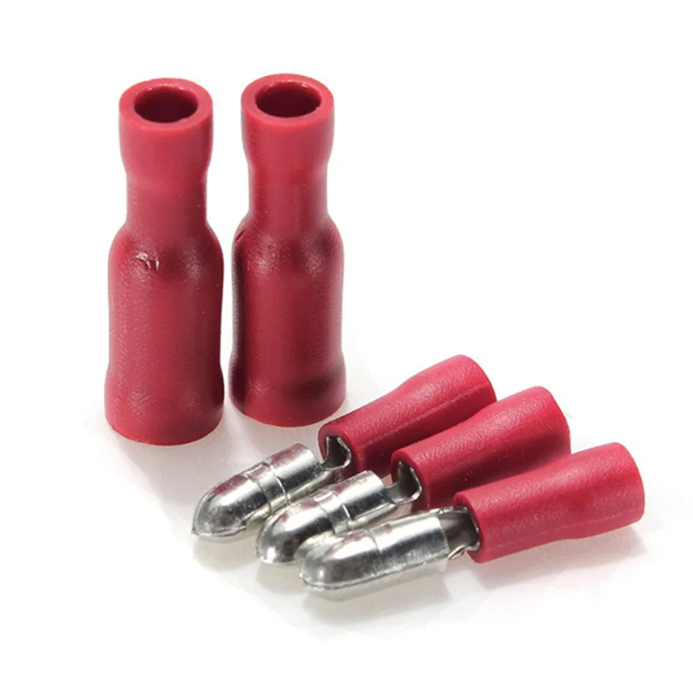 100 шт. обжимные клеммы для штекера 22 16 AWG|female insulated|insulated terminalsinsulated terminals connectors |