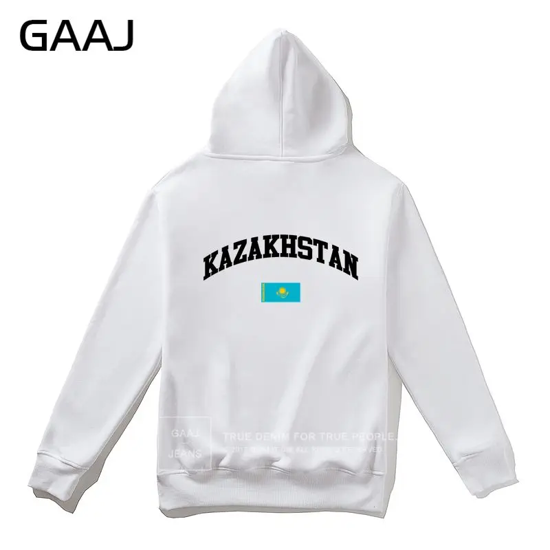 GAAJ Kazakhstan Flag мужская толстовка женская мужская на молнии Повседневная флисовая толстовка с капюшоном пальто Мужская Уличная одежда Felpe# GUJQ8
