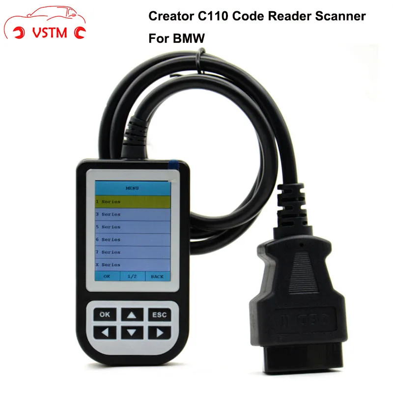 Новинка сканер кодов V6.0 Creator C110 + считыватель OBD2 для диагностического сканера| |