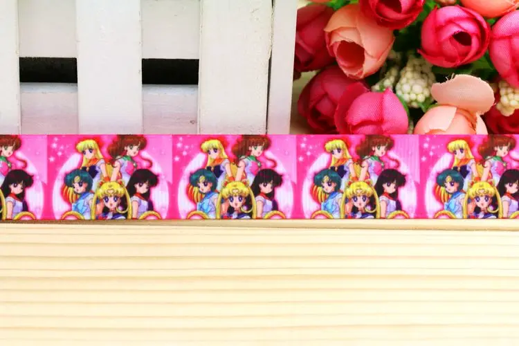 

7/8'' Free shipping printed grosgrain ribbon hair bow headwear party decoration wholesale OEM 22mm H4591