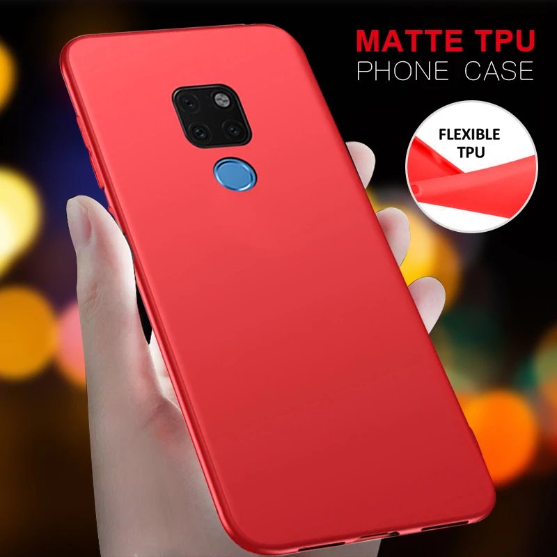 Матовый чехол для Huawei Mate 20 10 P20 P30 Pro Nova 4 P Smart Y9 2019 Honor 8X MAX 9Lite V9 Play 9i 6C сумка|Бамперы| |