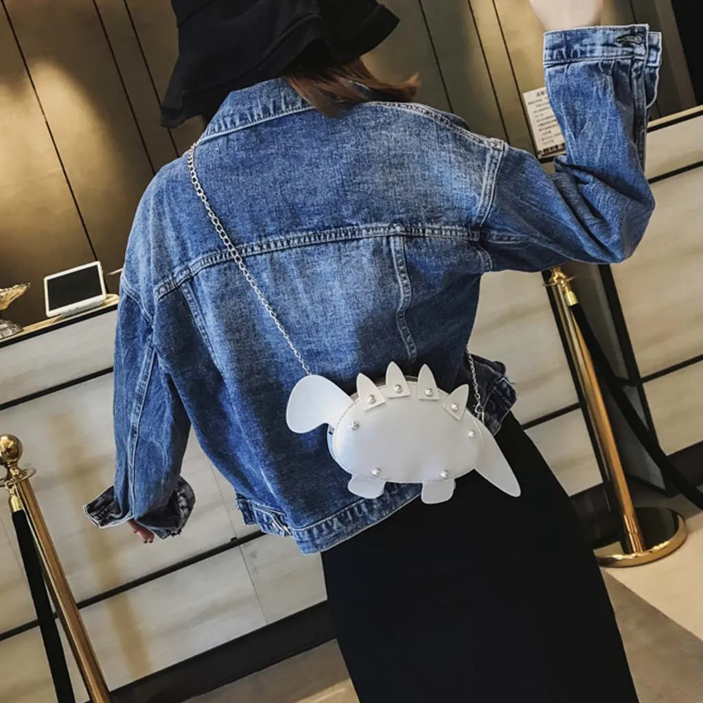 Женская модная однотонная сумка с животным принтом Повседневная на плечо