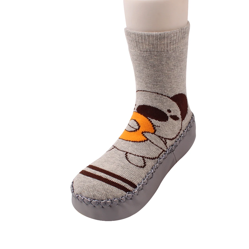 Catoon Cotton Baby Socks Anti-Slip Indoor Floor Cute Infant Toddler Girls Thick Towel For Boys Autumn | Детская одежда и обувь