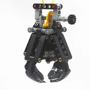 Самоблокирующийся конструктор MOC, технические детали, технические 4 подъемных когтя, совместимый с lego, для мальчиков, детская игрушка