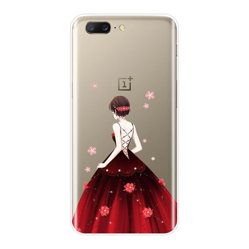Чехол-накладка из мягкого силикона для OnePlus 6 6T 5 5T 3 3T | Мобильные телефоны и
