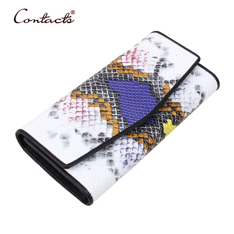 Contact's Для женщин кошелек Пояса из натуральной кожи женский держателя карты