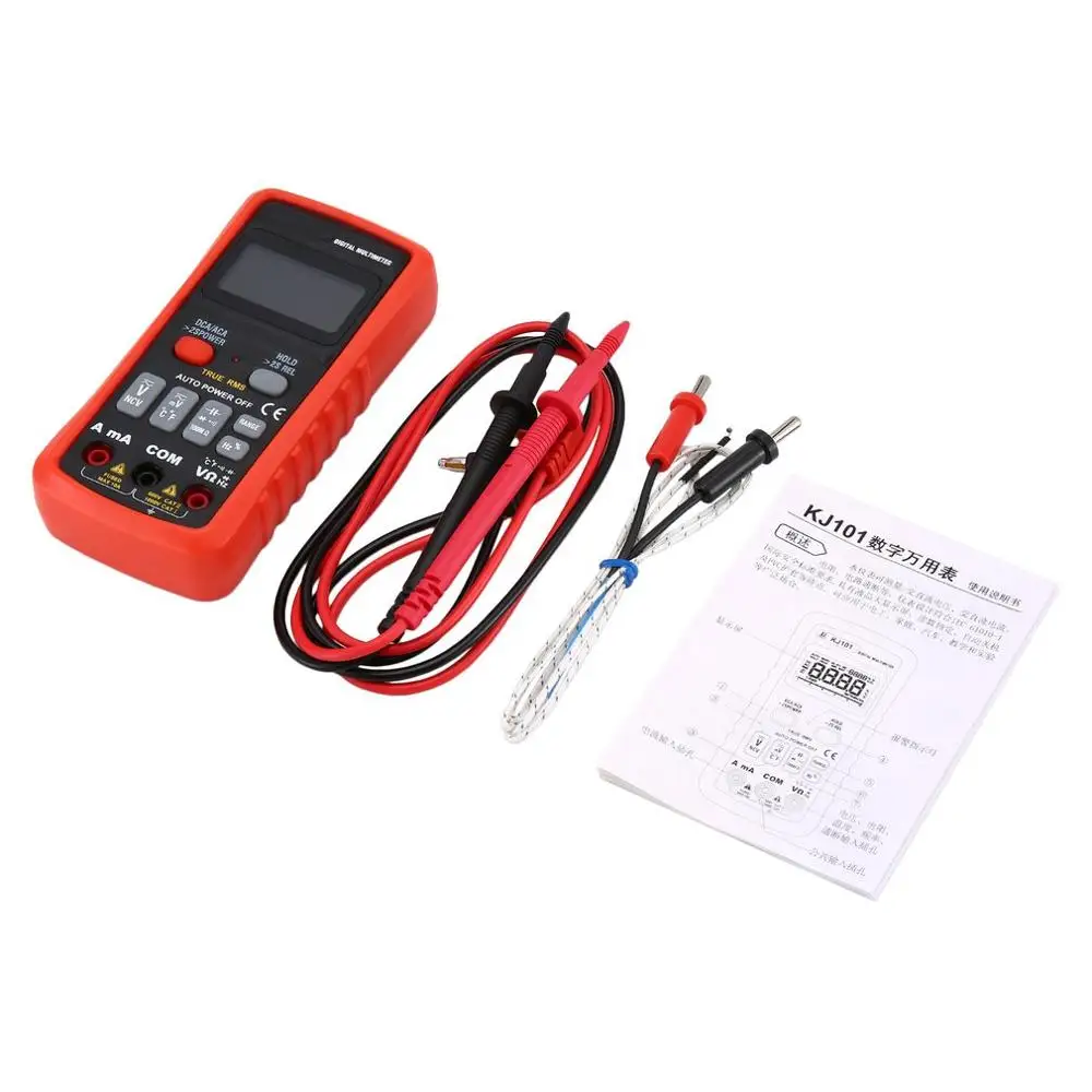 HC-X Цифровой мультиметр автоматический диапазон True RMS AC/DC Вольт Ампер Ом Емкость