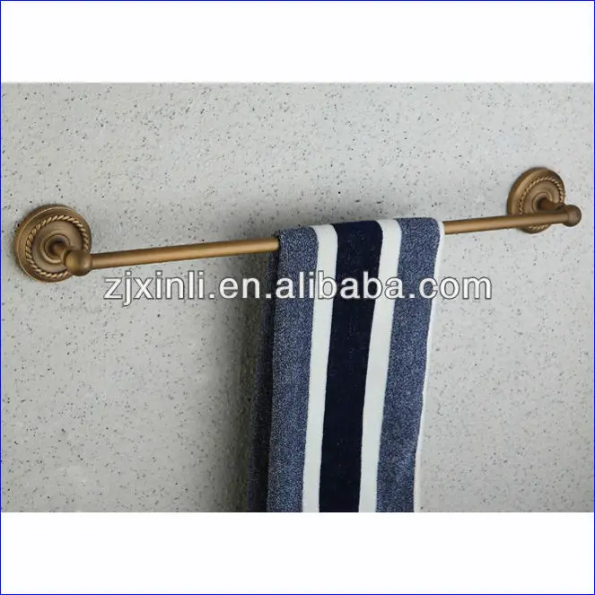 

Роскошный настенный держатель для полотенец и полотенец из латуни бронзового цвета