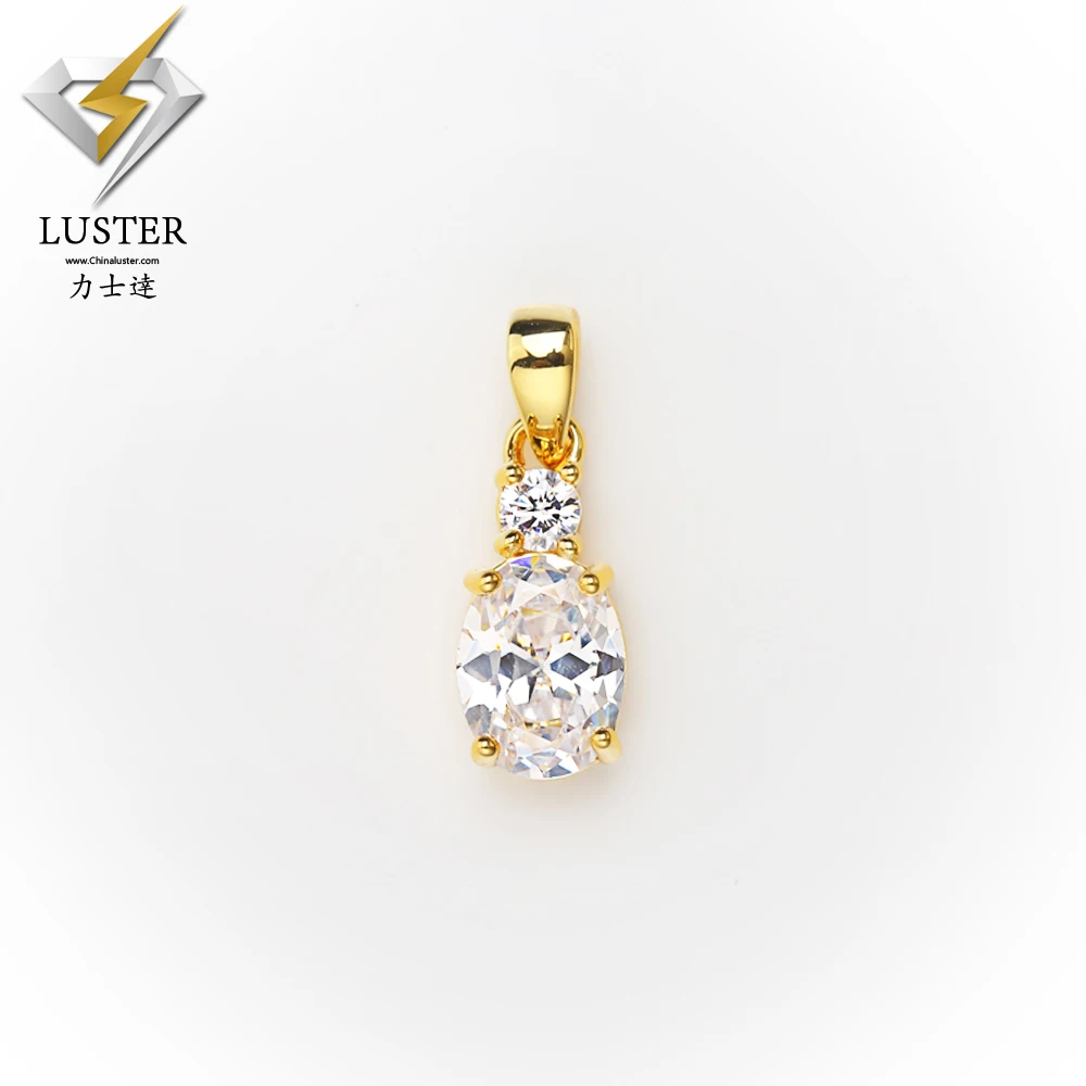 Простая Красивая 8 мм овальная форма кубическая циркониевая бижутерия