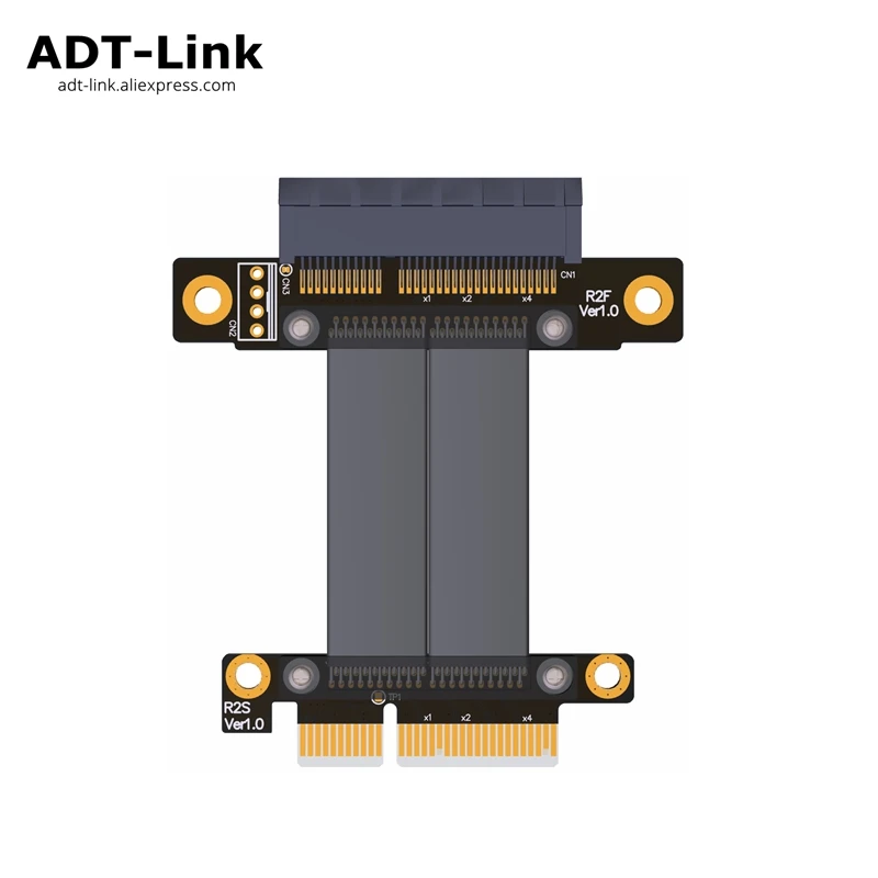 Удлинительный кабель PCIe 3 0x4 Male to x4 Female 32G/bps PCI E III материнская плата 4x Graphics SSD RAID