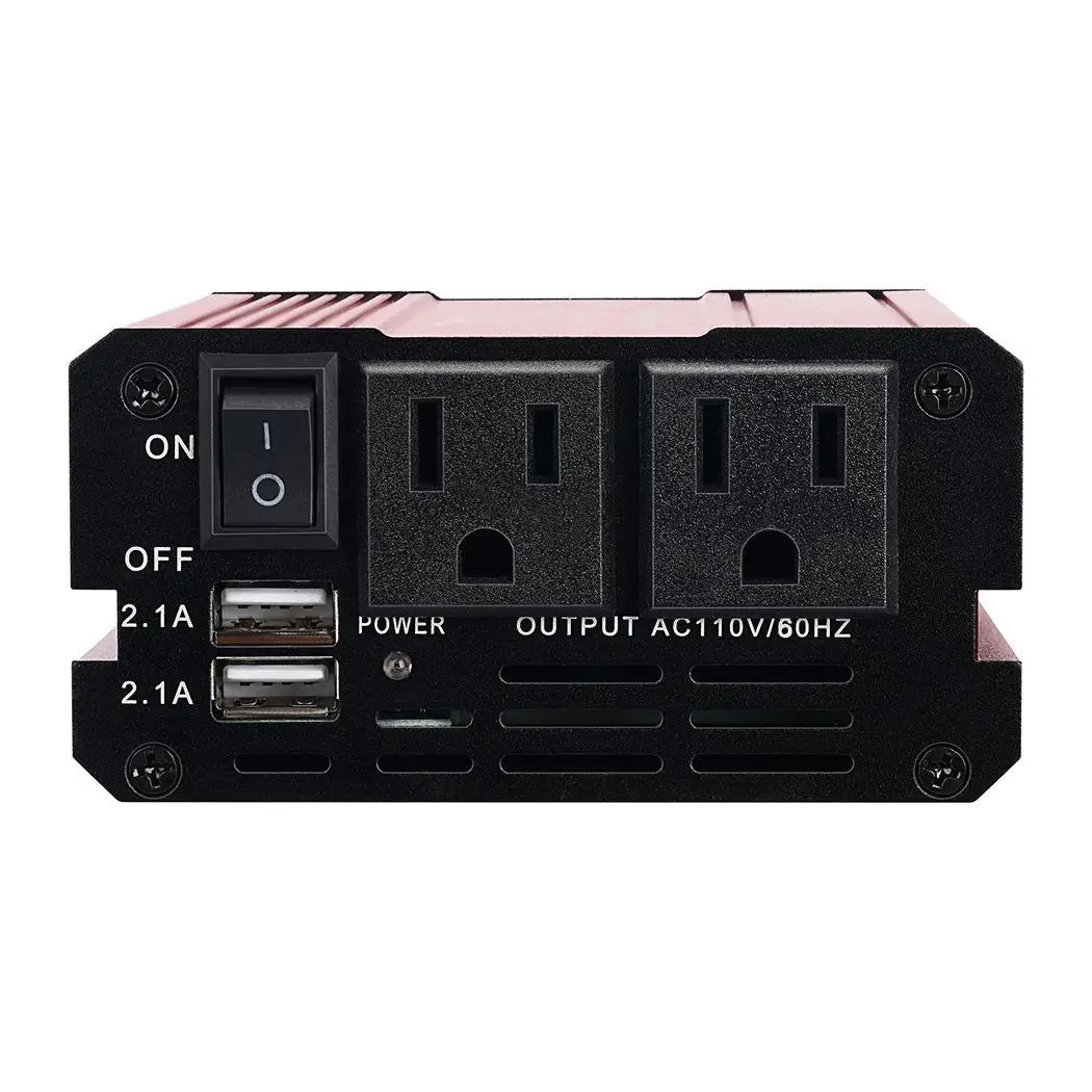 500 Вт автомобильный инвертор питания DC12V к AC110V/220 В двойной USB преобразователь