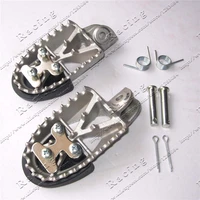 high quality stainless steel foot rests foot pegs for dirt bike pit bike mx motorcross