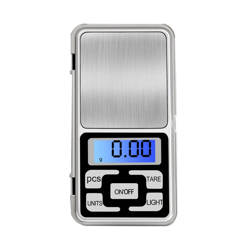 Мини цифровые весы 100/200/300/500 г 0 01/0 1 Высокая точность подсветка Электрический