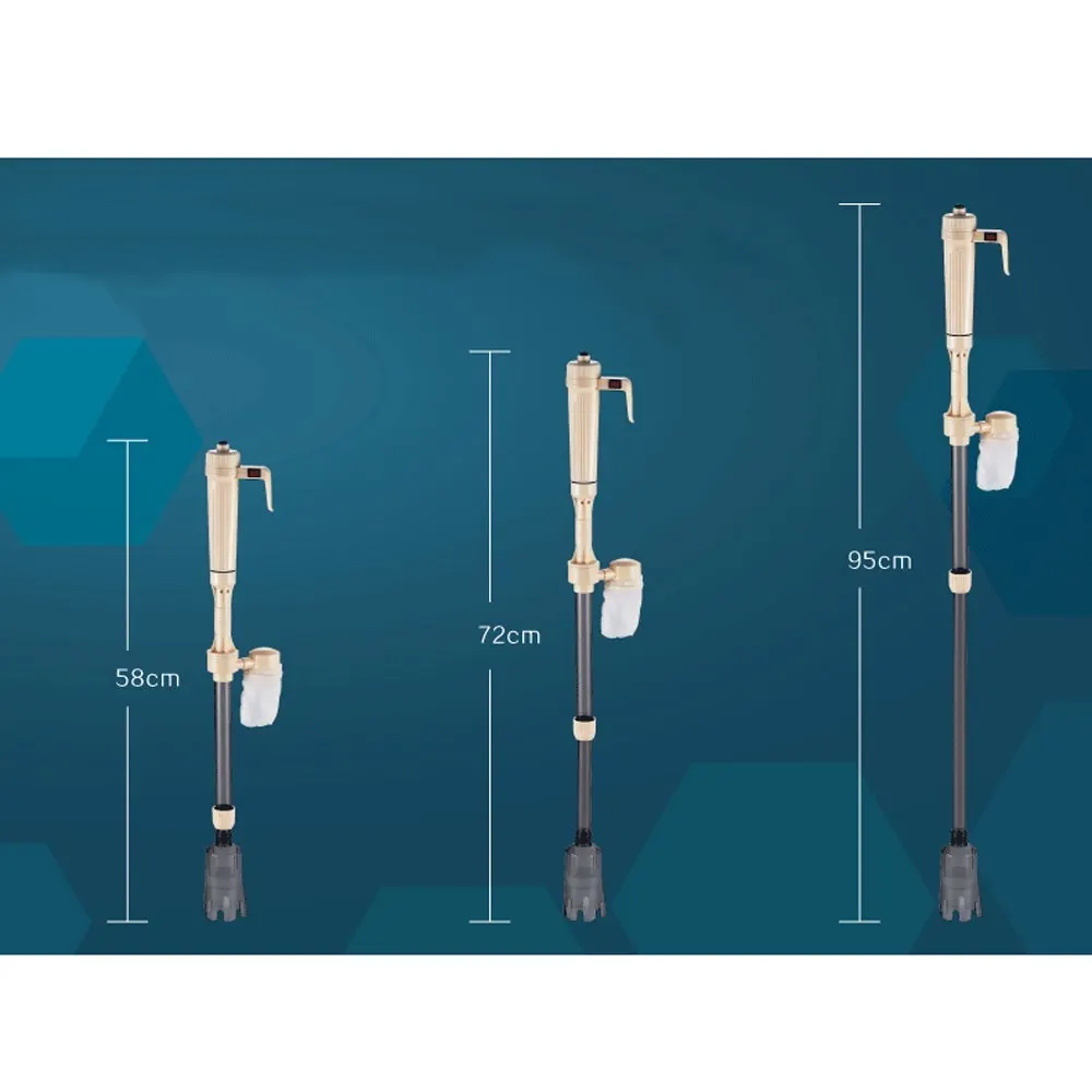 Электрический Очиститель гравия фильтр для воды шайба Сифон Вакуумный водяной