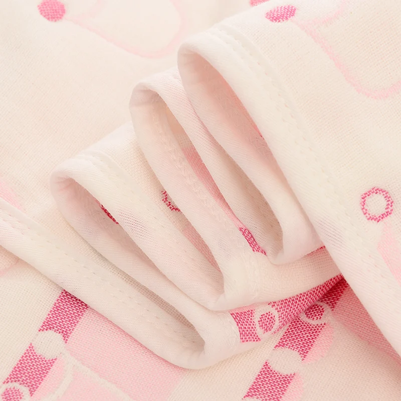 

Boys And Girls Cotton Blanket 110x110cm Stroller Blanket Baby Bath Towel 6 Layer Thick Muslin Infant Quilt Baby Blankets Newborn