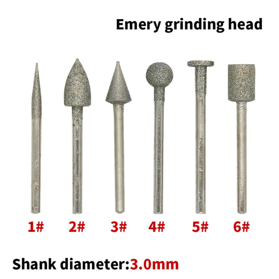 Наждачные головки для шлифовки вращающихся инструментов Dremel аксессуары резьбы