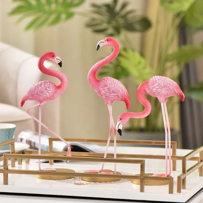 Украшения в виде фламинго дизайнерский Розовый прекрасный подарок для украшения