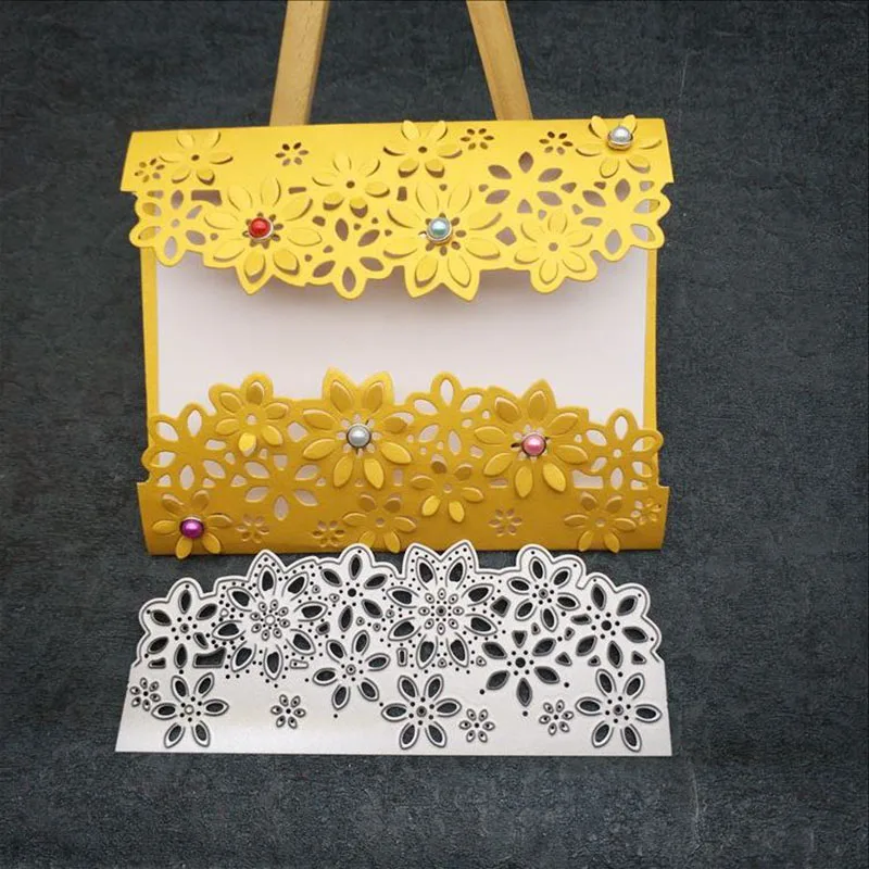 Новые металлические штампы и с полыми цветами рельефное стальное ремесло для