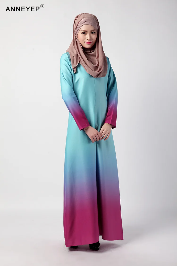 2016 новое поступление мусульманское длинное платье для женщин Малайзия абаи в