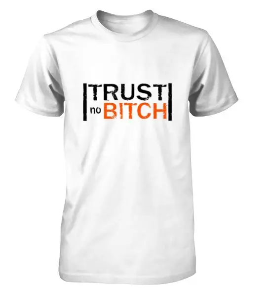Оранжевая Новинка черная футболка Piper Chapman No trust bitch Футболка с принтом модная