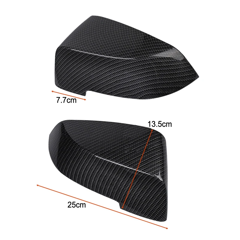 Car Carbon Fiber Water Transfer Rearview Mirror Lamp Cover For BMW 5Series F18 F10 2010-2017 | Автомобили и мотоциклы