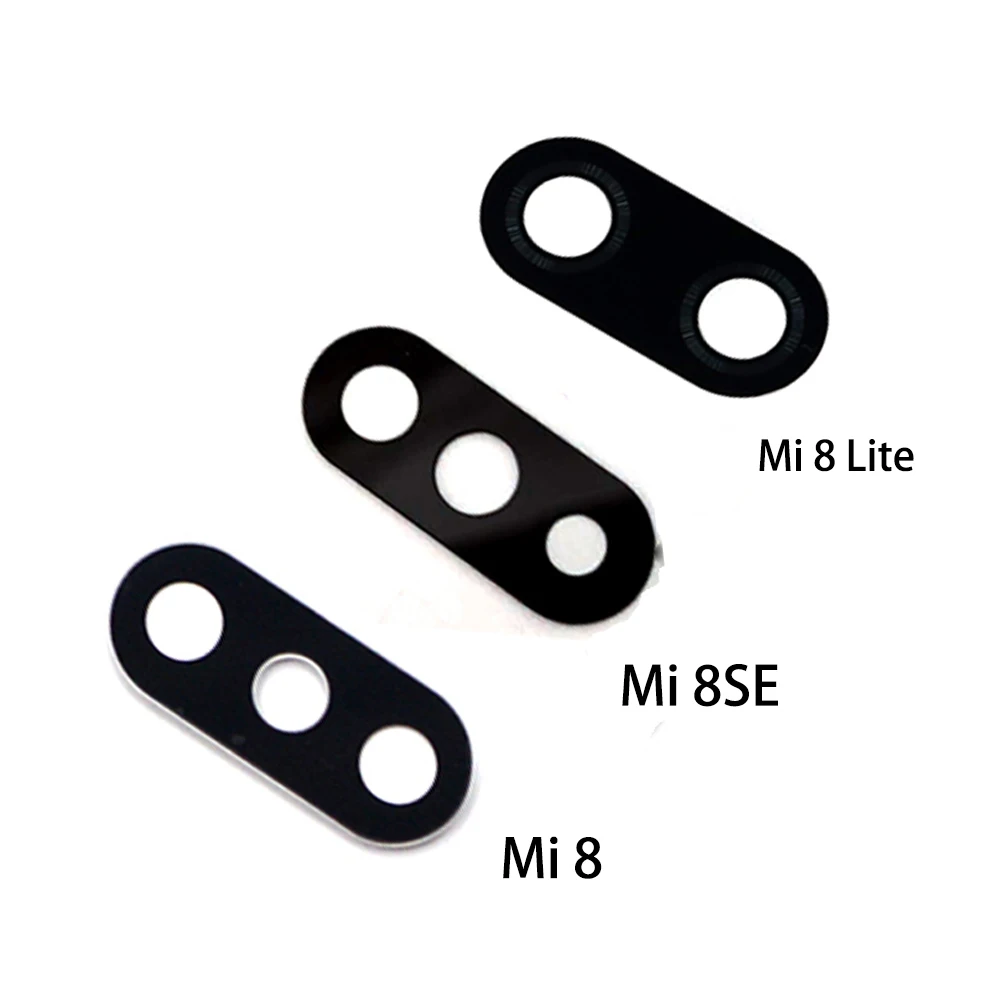 Камера Стекло линзы из поликарбоната и 3M Стикеры для Xiaomi mi 8 Lite mi 8SE Запасная часть