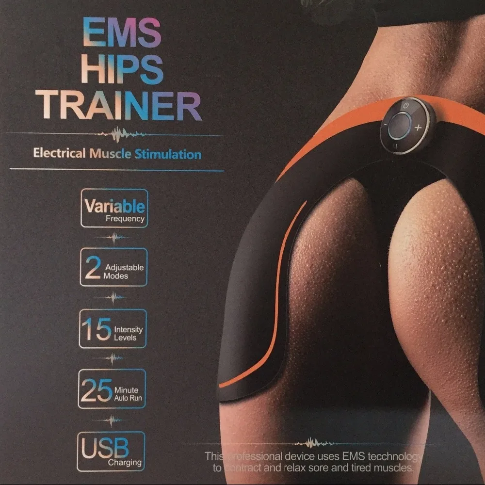Fitness Hip Trainer Butt Push Up Buttock Lifter Enhancer Pad Electric Muscle Stimulator Abdominal Exercise Machine Slimming Belt | Спорт и
