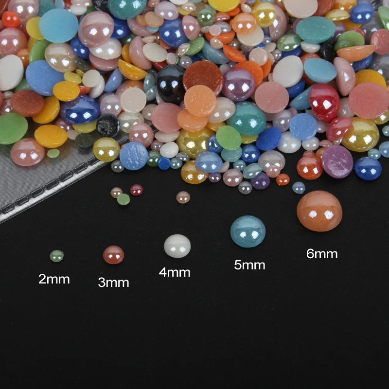 Бесплатная доставка 1000 шт./лот разноцветные керамические бусины разных размеров