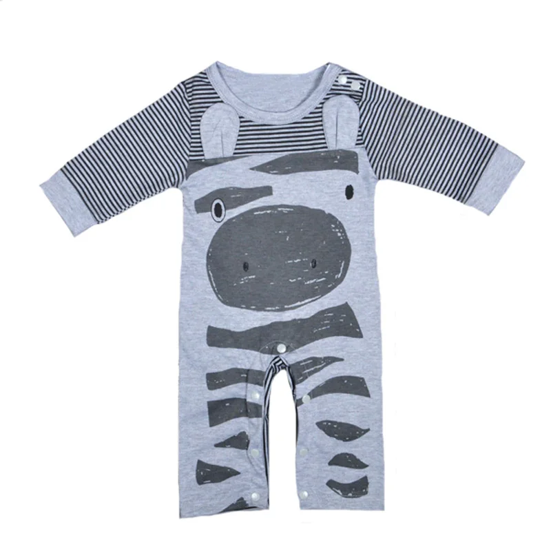 2017 осенняя одежда детские комбинезоны для мальчиков комбинезон с рисунком