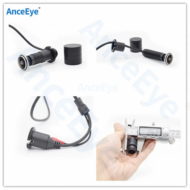 AnceEye 1080p Аудио 1,78 мм широкоугольный объектив для камеры дверного глаза Крытый Onvif P2P миниатюрный Пуля Мини IP и веб-камера ворота камеры
