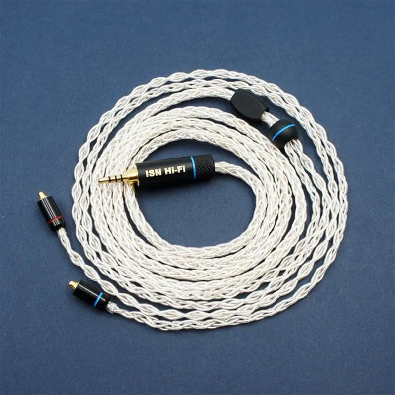 

Серебристые Hi-Fi наушники-вкладыши is Audio S8 8 жил 19 ядер IEM