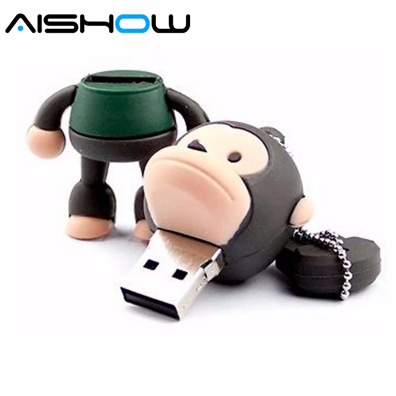 Usb флеш-накопитель в виде обезьяны 8 ГБ 16 32 64 | Компьютеры и офис