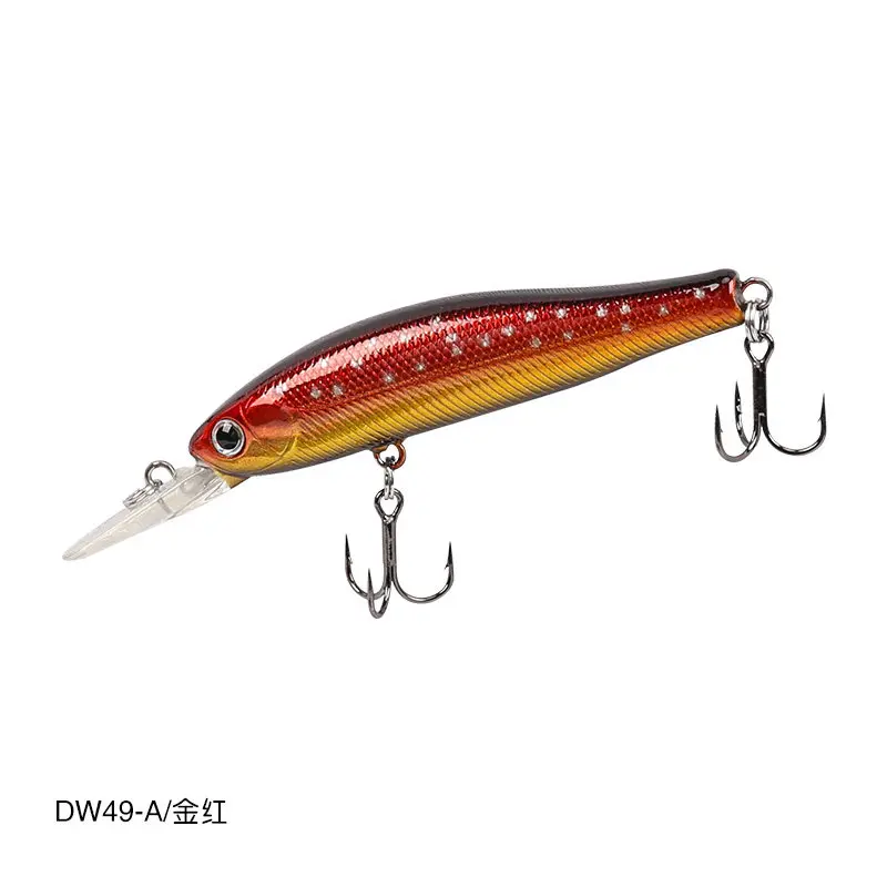 Color A Le Fish TSURINOYA, 65 мм, 5,5 г, подвесная приманка в виде гольяна, длинная литая приманка, имитация рыболовного магнита, центробежная с 3D глазами, DW49 - Цвет: Color A