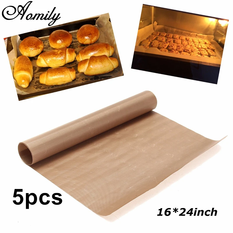 Aomily 5 шт./компл. коврик из стекловолокна 40x60 см микроволновая печь кухонная