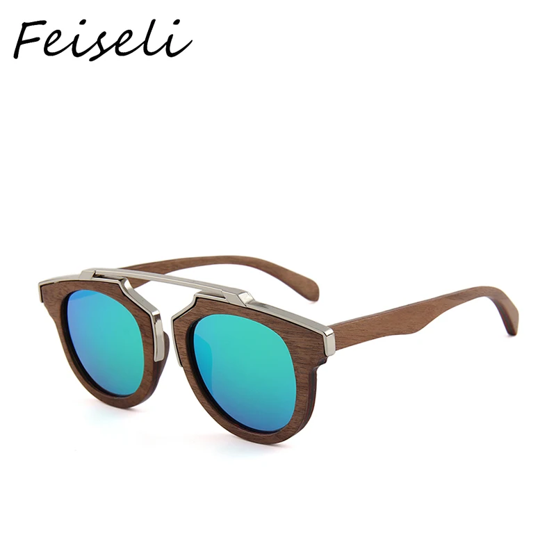 Мужские и женские солнцезащитные очки Feiseli Винтажные Солнцезащитные из