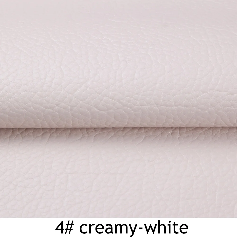 4 creamy-white 25 см* 34 см искусственная кожа личи ткань украшения стены DIY ручной работы сшить одежду аксессуары поставки - Цвет: 4 creamy-white