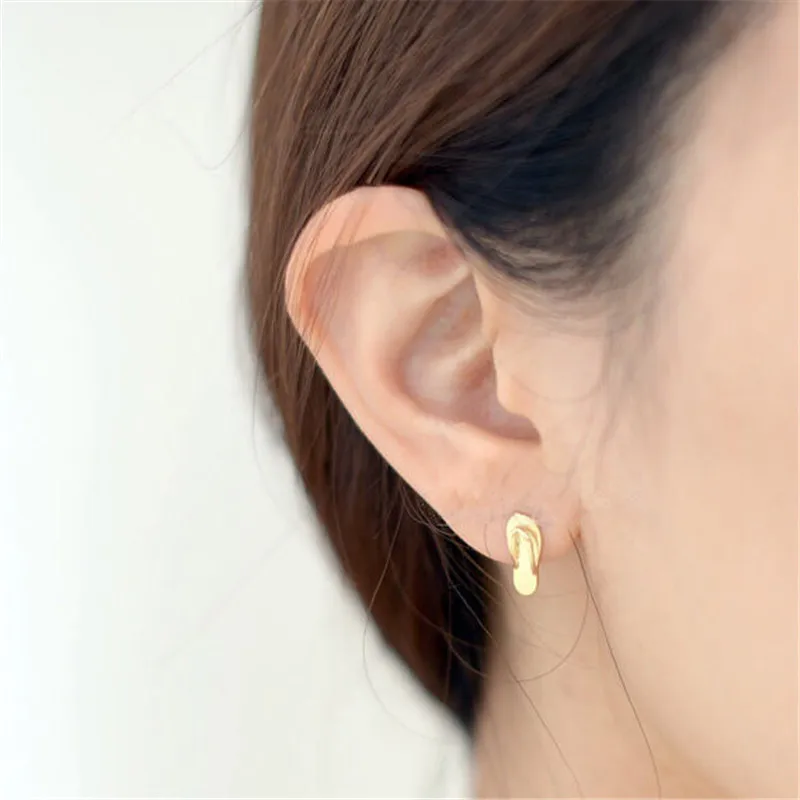

Fashion flipflop stud earrings zinc alloy stud earrings for women